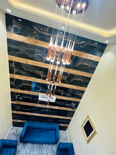 Premium lounge area at Swastik Boys Hostel Kota